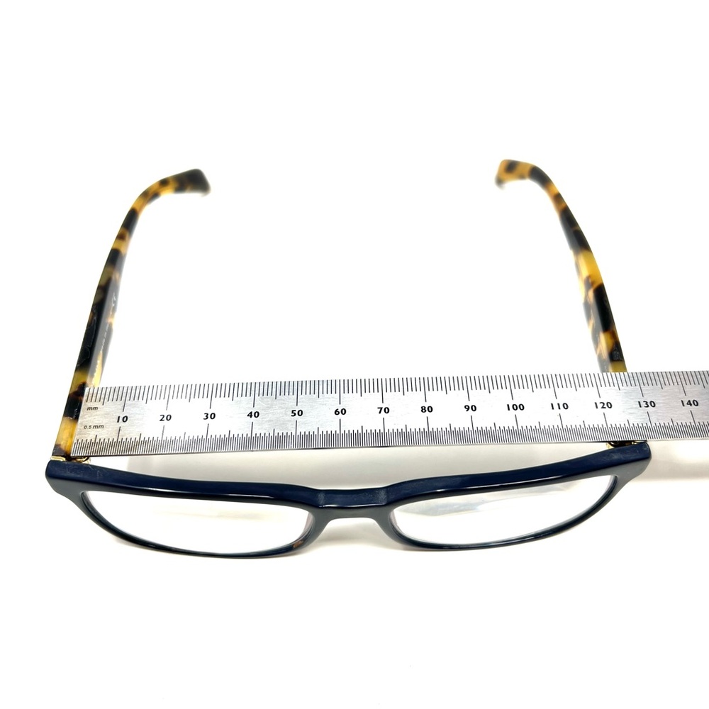 Prada Eyeglasses Frames VPR 18T VIB-1O1  Blue Brown Tortoise Cat Eye 53-16-140 - Picture 9 of 11